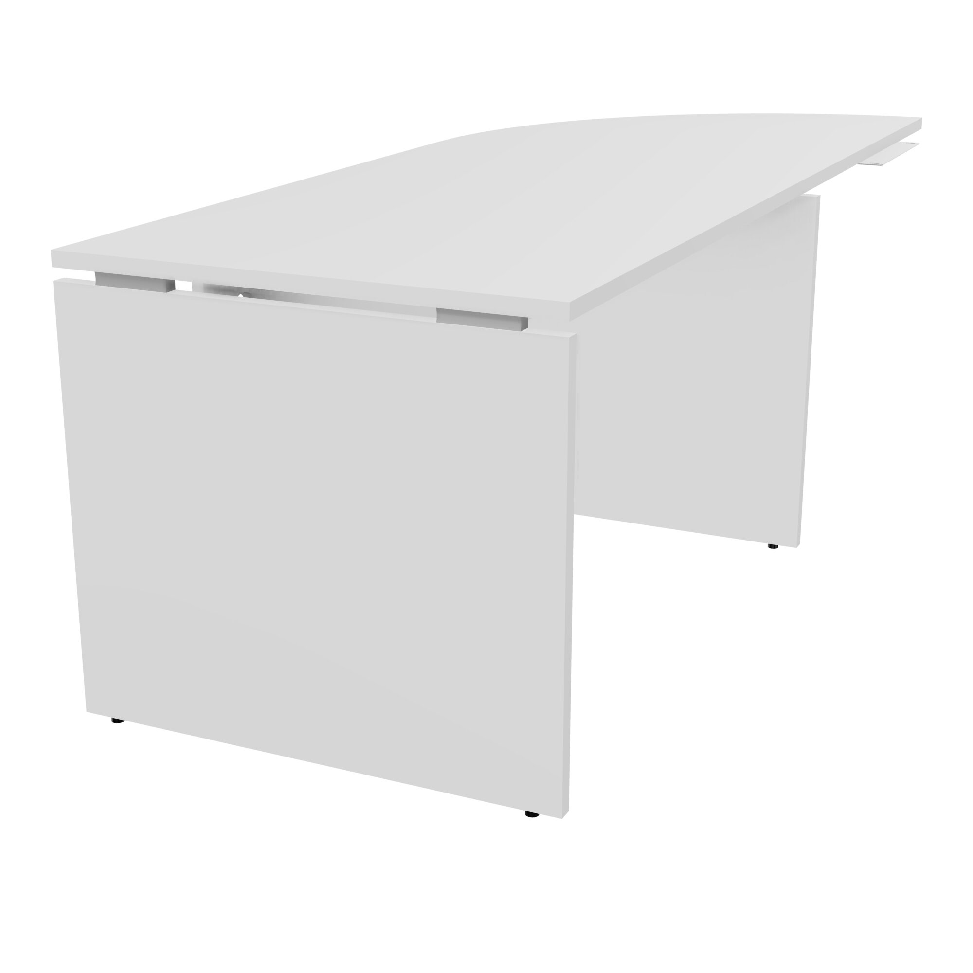EXTENSION BUREAU AVEC ANGLE 90° INTEGRE L205XP80 PRÉ PERCÉ OBT - ANGLE À GAUCHE